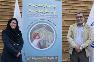 مدیر دفتر سفیران آگاهی کتابدانه استان به پویش ملی «به ساز مدرسه، بساز مدرسه» پیوست.