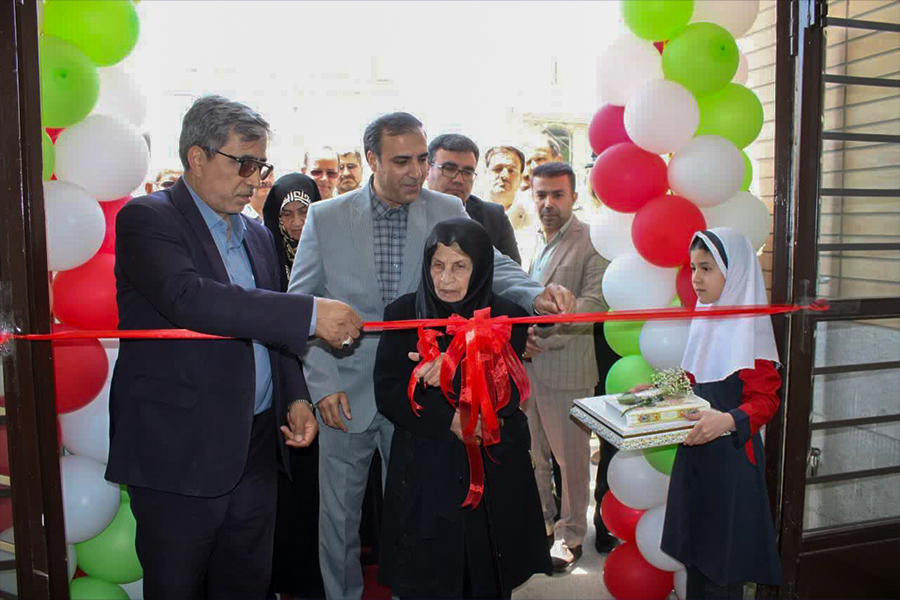 14040321 2 افتتاح مدرسه برکت زنده یاد دکتر سنبلستانی فریدونشهر