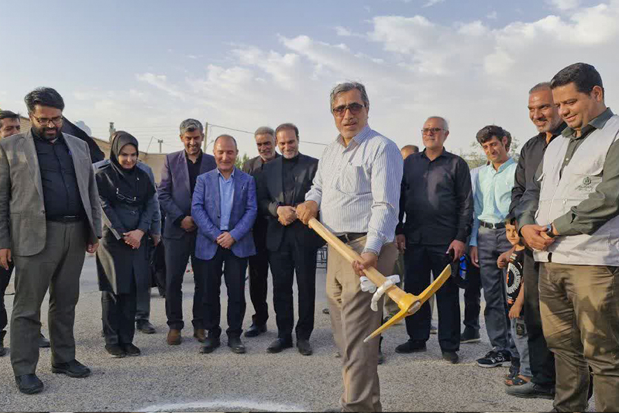 14040417 کلنگ زنی سه مدرسه شش کلاسه دهاقان